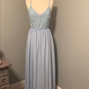❌SOLD❌ NWT Charlotte Russe blue maxi dress